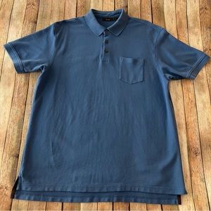 Tasso Elba mens Pima cotton short sleeve polo shirt | size 2XL